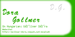 dora gollner business card